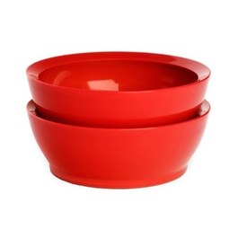 美國Calibowl 專利防漏碗 28oz大碗2入組 紅色